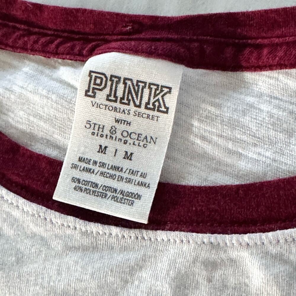 ASU Shirt Pink Victoria Secret 5th & Ocean jersey Shirt - Picture 4 of 4